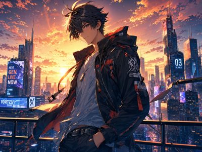 猎奇动漫-都市黄昏少年行热血短片